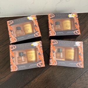Mix Bar mini gift set with candle and perfume bundle of 4